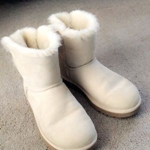 Cream Mini Bailey Bow Uggs